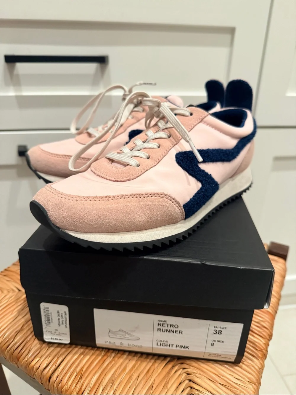 Rag and Bone Retro Runner-Light Pink